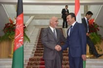 ملاقات نخست وزیر تاجیکستان با محمد اشرف غنی
