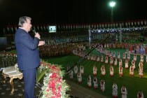پیشوای ملت در طنطنه‌های روز وحدت ملی تاجیکستان شرکت کرد