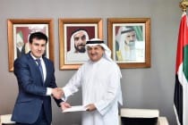 سفیر جدید تاجیکستان در امارات متحده عربی نسخه استوارنامه خود را به وزارت خارجه این کشور تسلیم کرد
