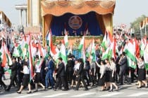 راهپیمای بزرگ به افتخار 25-مین سالگرد استقلال دولتی جمهوری تاجیکستان