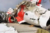 هواپیمای توپولف 154 هنگام سقوط روی آب درنزدیکی شهر بندری سوچی عملا بطور کامل تخریب شده است