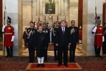 ملاقات پیشوای ملت امامعلی رحمان با پراناب موکرجی، رئیس جمهوری هند