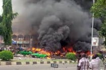 بمباران اشتباهی اردوگاه پناهجویان در نیجریه دست کم 100 کشته داد