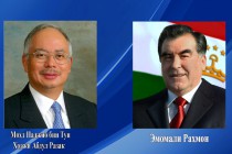 پیام تبریک ماهد نجیب بن تون حاجی عبد الرزاق نخست وزیر مالزی به امامعلی رحمان رئیس جمهوری تاجیکستان