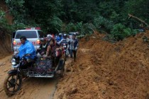 رانش زمین و سیل هزاران نفر را در اندونزی آواره کرد