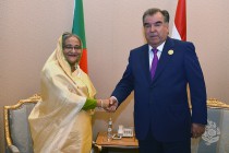 ملاقات پیشوای ملت امامعلی رحمان با خانم شیخ حصینه وزید نخست وزیر جمهوری بنگلادش