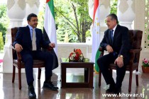 دیدار وزرای خارجه تاجیکستان و امارات متحده عربی