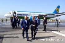 معاون نخست وزیر ازبکستان وارد دوشنبه شد