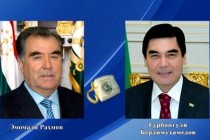 گفتگوی تلفنی پیشوای ملت امامعلی رحمان با قربانقلی بردی محمدوف، رئیس جمهوری ترکمنستان