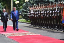 مراسم گسیل رسمی امامعلی رحمان در جمهوری ارمنستان
