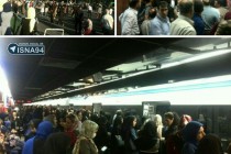 تصادف شدید دو قطار مترو در تهران