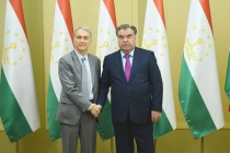 ملاقات پیشوای ملت امامعلی رحمان با فلیپ دو لئون، رئیس شورای صاحبکاری ایالات متحده آمریکا و جمهوری تاجیکستان
