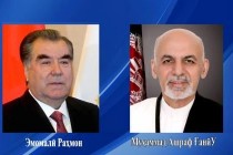 تبادل پیام های تبریک امامعلی رحمان، رئیس جمهوری تاجیکستان و محمد اشرف غنی، رئیس جمهوری اسلامی افغانستان
