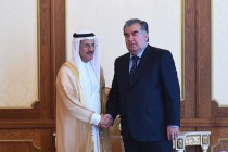ملاقات امامعلی رحمان با سلطان ابن سعید المنثوری، وزیر اقتصاد امارات متحده عربی