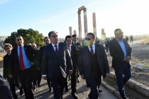 بازدید امامعلی رحمان، رئیس جمهوری تاجیکستان از اماکن باستانی و تاریخی پادشاهی هاشمی اردن