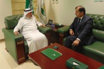 ملاقات سفیر تاجیکستان در عربستان سعودی با سرپرست مرکز شاه سلمان