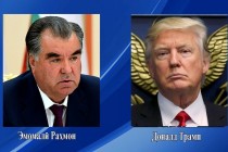 نامه تسلیت امامعلی رحمان، رئیس جمهوری تاجیکستان به دونالد ترامپ، رئیس جمهوری آمریکا