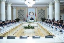 شرکت و سخنرانی پیشوای ملت امامعلی رحمان در جلسه وسیع کمیته اجرائیه مرکزی حزب خلق  دموکراتی تاجیکستان