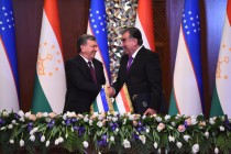بیانیه مشترک امامعلی رحمان، رئیس جمهوری تاجیکستان و شوکت میرضیایف، رئیس جمهوری ازبکستان در مورد تحکیم دوستی و همجواری نیک