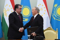 بیانیه مشترک امامعلی رحمان، رئیس جمهوری تاجیکستان و نورسلطان نظربایف، رئیس جمهوری قزاقستان