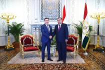 ملاقات پیشوای ملت امامعلی رحمان با عسکر مامین، معاون اول نخست وزیر جمهوری قزاقستان