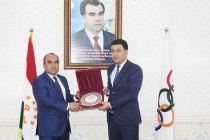 دیدار احتم عبدالله‌زاده با رئیس کمیته ملی المپیک ازبکستان