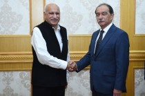 دیدار و گفتگوی دبیر شورای امنیت جمهوری تاجیکستان با وزیر دولتی امور خارجه جمهوری هند