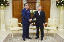 ملاقات پیشوای ملت امامعلی رحمان با شوکت میرضیایف، رئیس جمهوری ازبکستان