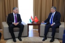 دیدار و گفتگوی وزیران امور خارجه تاجیکستان و قرقیزستان در شهر چالپان-عطا
