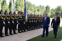 آغاز سفر دولتی امامعلی رحمان، رئیس جمهوری تاجیکستان در جمهوری ازبکستان