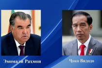 پیام تسلیت امامعلی رحمان، رئیس جمهوری تاجیکستان به جوکو ویدودو، رئیس جمهوری اندونزی