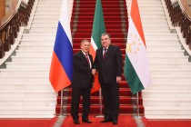 ملاقات امامعلی رحمان، رئیس جمهوری تاجیکستان با رستم مینیخان اف، رئیس جمهوری تاتارستان فدراسیون روسیه