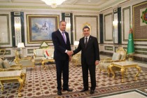 ملاقات معاون یکم نخست وزیر جمهوری تاجیکستان با رئیس جمهوری ترکمنستان
