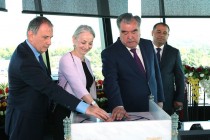 پیشوای ملت امامعلی رحمان مناره جدید نظارتی-تنظیم کننده کارخانه واحد دولتی “ناوبری هوایی تاجیک” را افتتاح نمودند