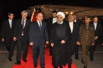 حسن روحانی، رئیس جمهور جمهوری اسلامی ایران به منظور شرکت در همایش تعامل اعتمادسازی در آسیا به دوشنبه تشریف آورد