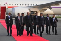هون سن، نخست وزیر کامبوج به منظور شرکت در همایش تعامل اعتمادسازی در آسیا به دوشنبه تشریف آورد