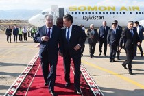 آغاز سفر کاری امامعلی رحمان، رئیس جمهوری تاجیکستان به جمهوری قرقیزستان