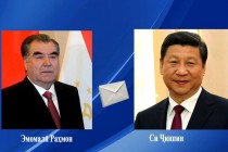 پیام شی جینگ‌پینگ، رئیس جمهوری خلق چین به امامعلی رحمان، رئیس جمهوری تاجیکستان