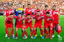فوتبال‌بازان تاجیکستان و ازبکستان ‌بازی دوستانه انجام می‌دهند
