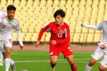 اولین بازی دوستانه بین تیم های فوتبال جوانان تاجیکستان و ایران برگزار شد