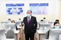 امامعلی رحمان، رئیس جمهور جمهوری تاجیکستان ساختمان جدید دانشکده اقتصاد و دارایی دانشگاه ملی تاجیکستان را افتتاح کردند