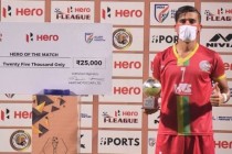 فوتبال: کامران تورسون اف پنجمین گل خود را در هند به ثمر رساند
