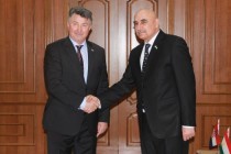 رئیس مجلس نمایندگان با سفیر فوق العاده و تام الاختیار جمهوری کرواسی در جمهوری تاجیکستان دیدار کرد