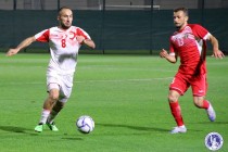 تیم ملی فوتبال تاجیکستان نخستین بازی دوستانه خود را در دبی برگزار کرد