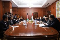وزیر امور خارجه تاجیکستان با رئیس مجلس نمایندگان افغانستان دیدار کرد