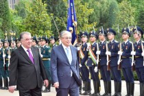 سفر رسمی قاسم جومارت توقایف، رئیس جمهور جمهوری قزاقستان در تاجیکستان آغاز شد