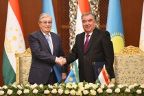 مراسم امضای اسناد همکاری جدید بین تاجیکستان و قزاقستان