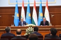 بیانیه مطبوعاتی در مورد نتایج مذاکرات بین تاجیکستان و قزاقستان در چارچوب سفر رسمی قاسم جومارت توقایف، رئیس جمهور جمهوری قزاقستان به تاجیکستان