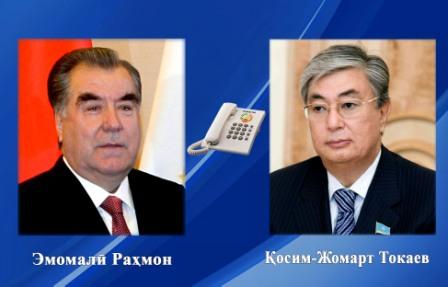 Emomali-Rahmon-va-Kosim-ZHormat-Tokaev-suhbati-telefoni