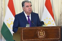سخنرانی امامعلی رحمان، رئیس جمهور جمهوری تاجیکستان در کنفرانس مطبوعاتی پس از ملاقات با عمران خان، نخست وزیر جمهوری اسلامی پاکستان